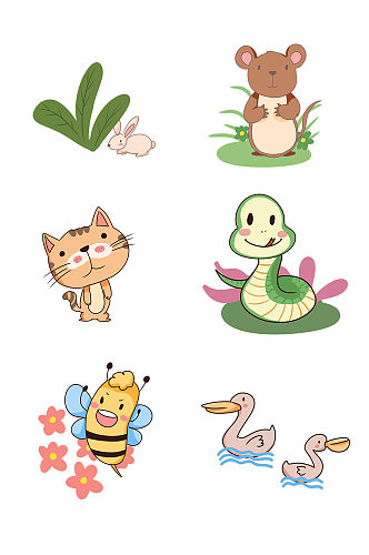 儿童故事卡通小动物