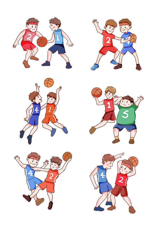 篮球比赛插画图片-篮球比赛插画素材下载-众图网
