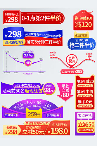 淘宝天猫618年中狂欢节限时折扣券优惠券