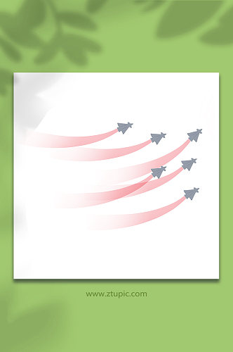 卡通手绘空军军机飞机滑翔表演背景元素