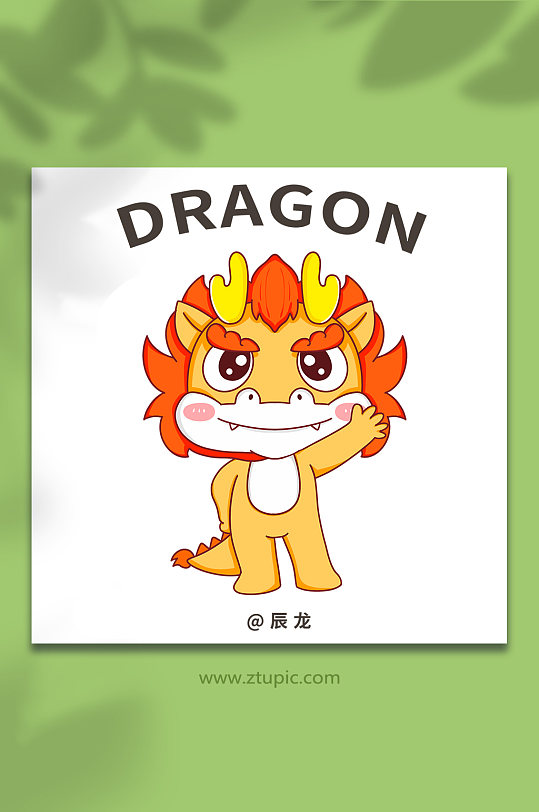 龙年十二生肖动物元素插画可爱小白兔拿萝卜兔年十二生肖插画蛇十二