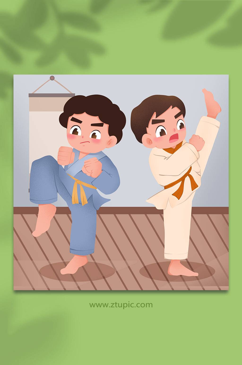 日本跆拳道动画片图片
