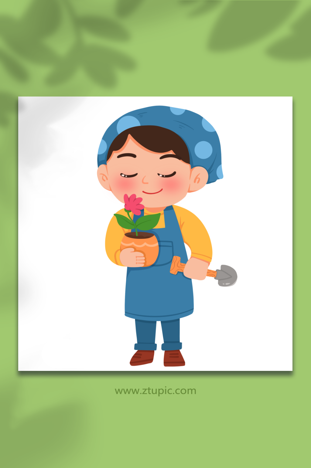 花匠五一勞動節(jié)各職業(yè)元素插畫素材