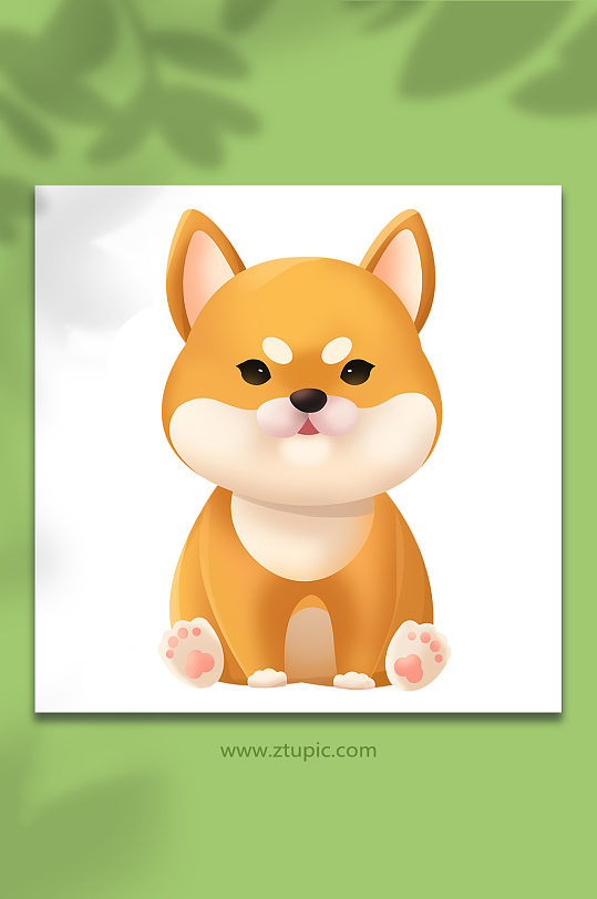 可爱卡通十二生肖标签一组可爱动作卡通十二生肖动物元素插画卡通可爱