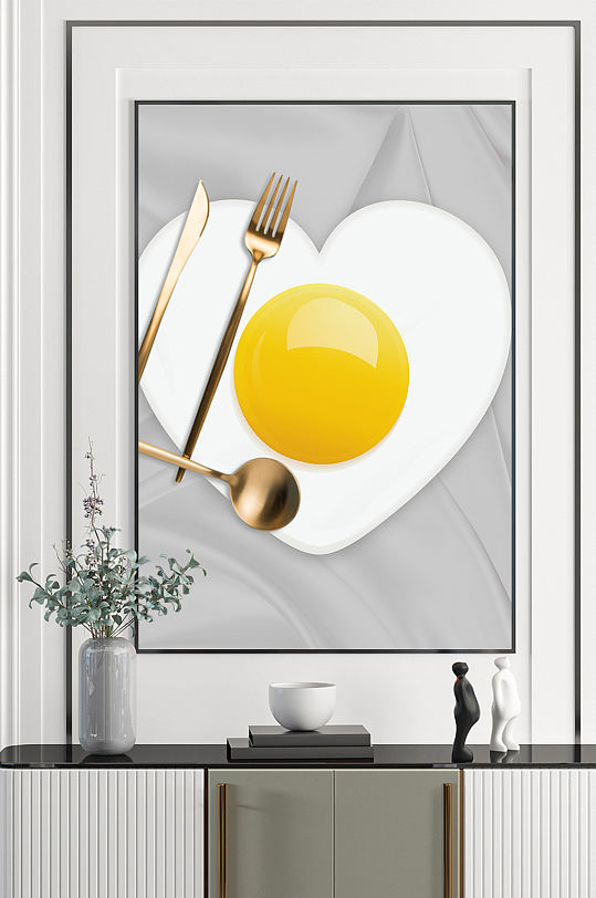 餐厅鸡蛋厨房装饰画