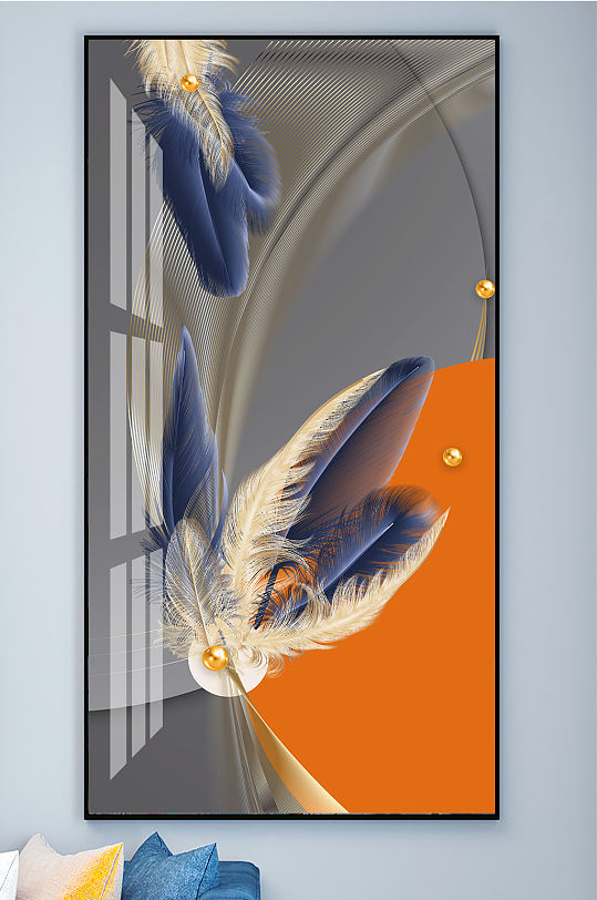 瓶羽毛晶瓷画图片-瓶羽毛晶瓷画素材下载-众图网