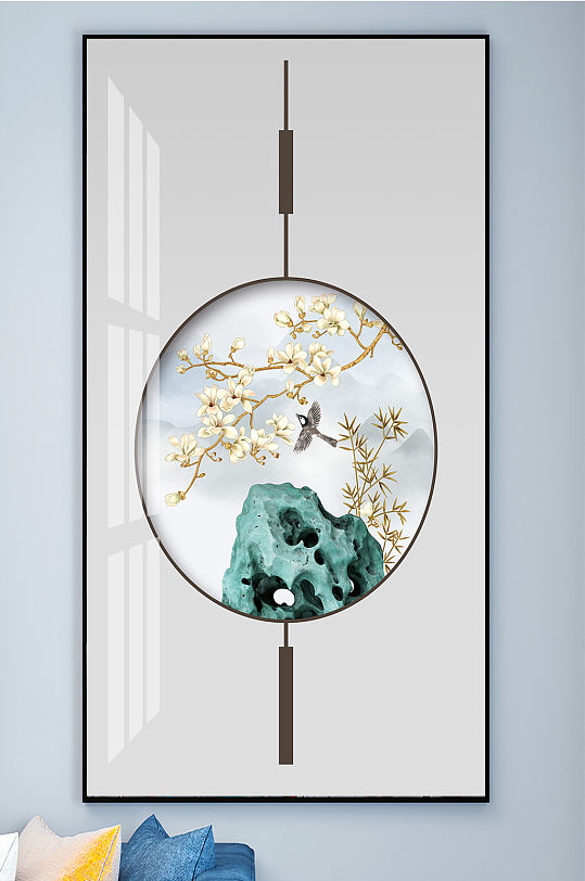 鸟语花香喜上眉梢花鸟装饰画-众图网