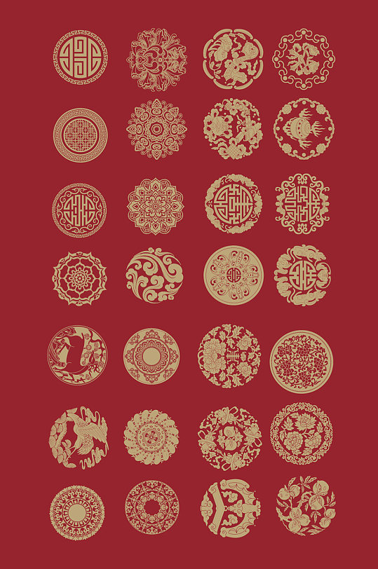 中国风传统纹样图案-中国风传统纹样图案素材-中国风传统纹样图案模板