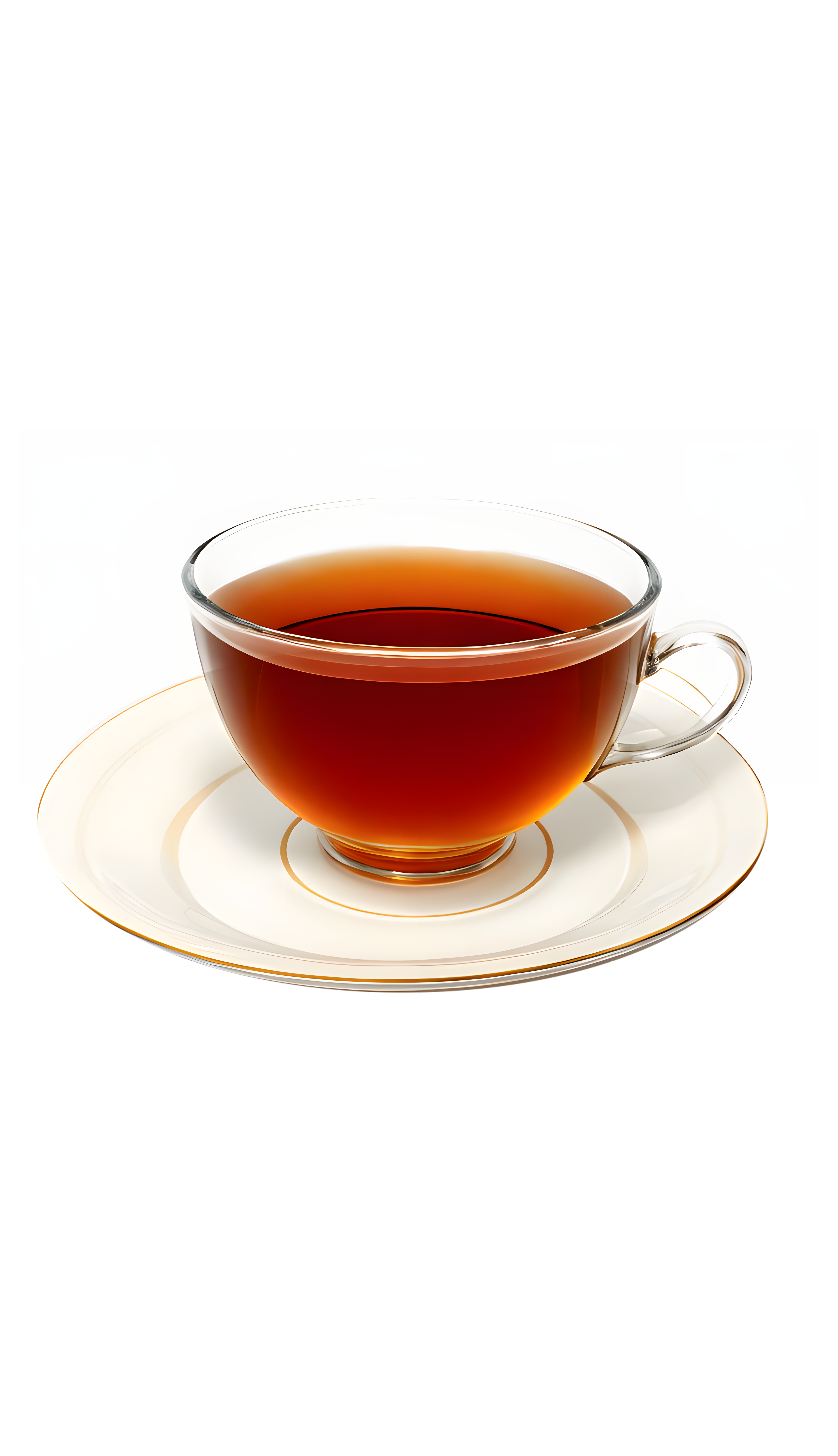 红茶玻璃杯一杯茶下午茶喝茶素材