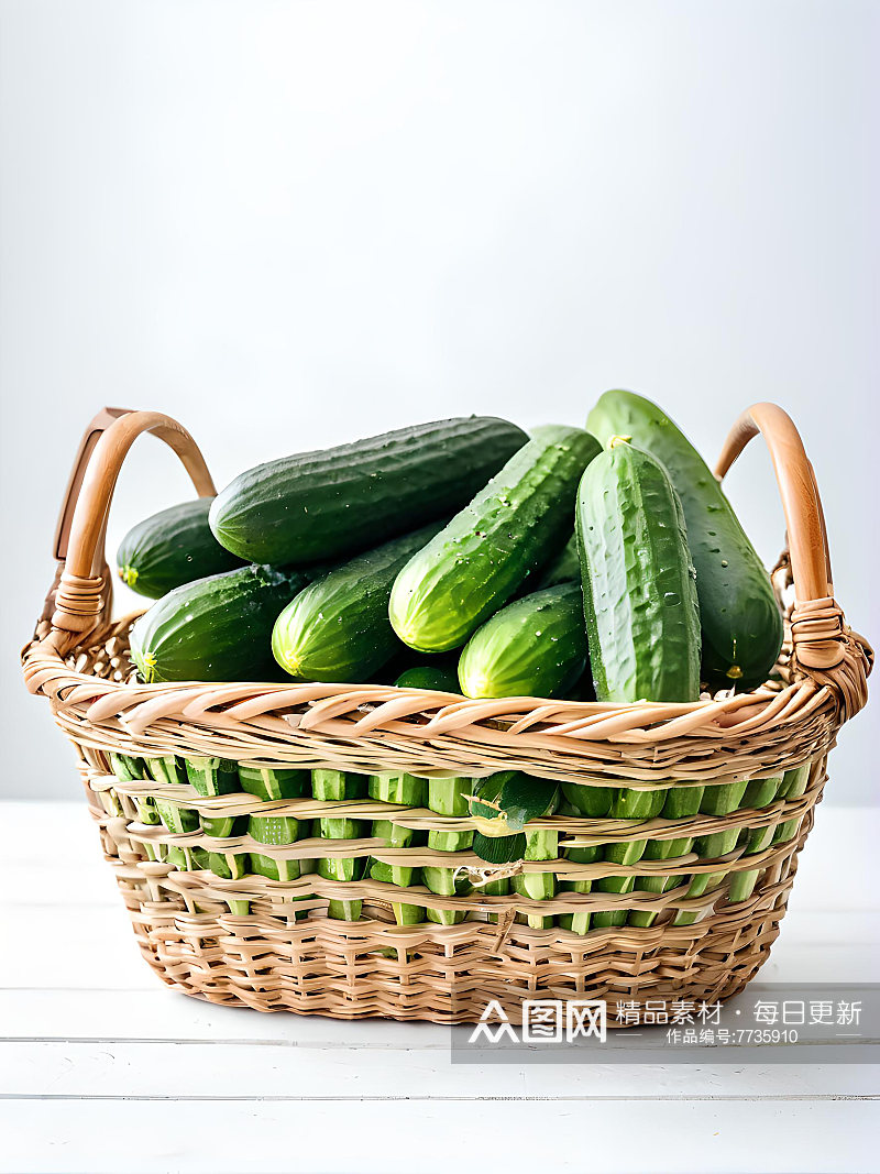 蔬菜黄瓜高清图片素材素材