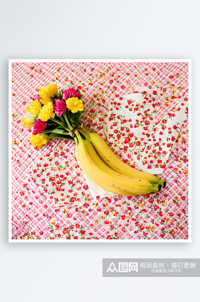 水果香蕉高清图片素材素材