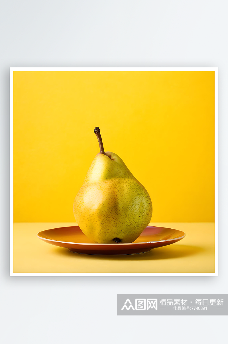 水果梨子高清图片素材素材