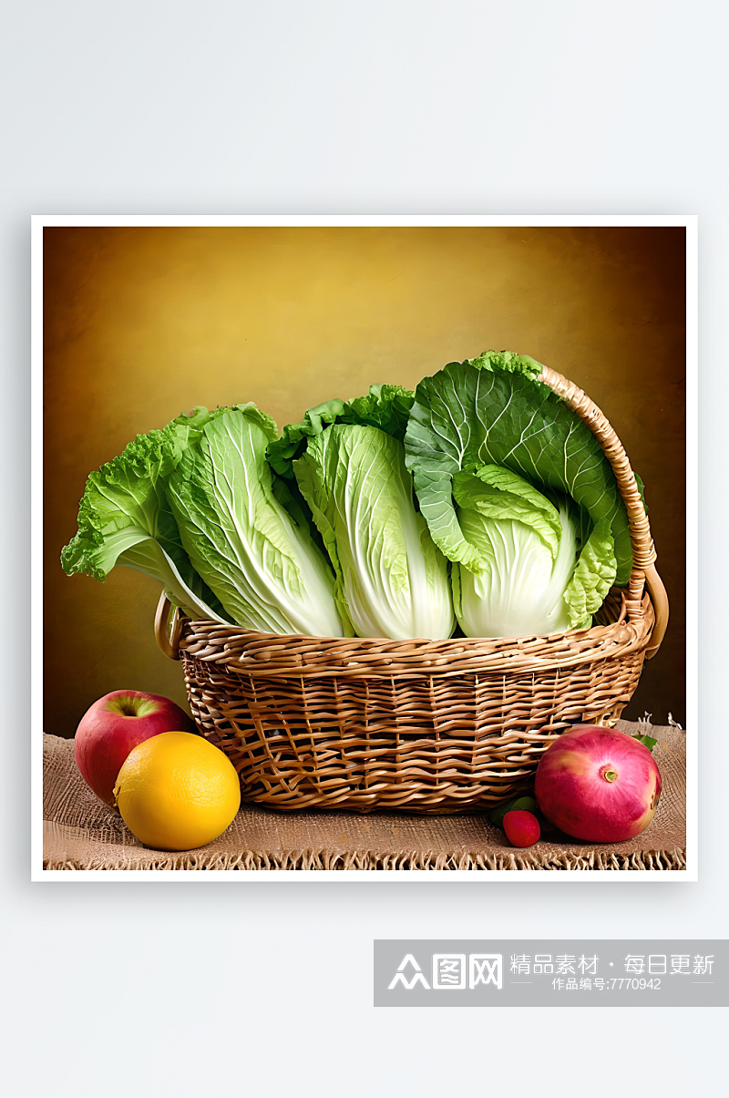蔬菜大白菜高清图片素材素材