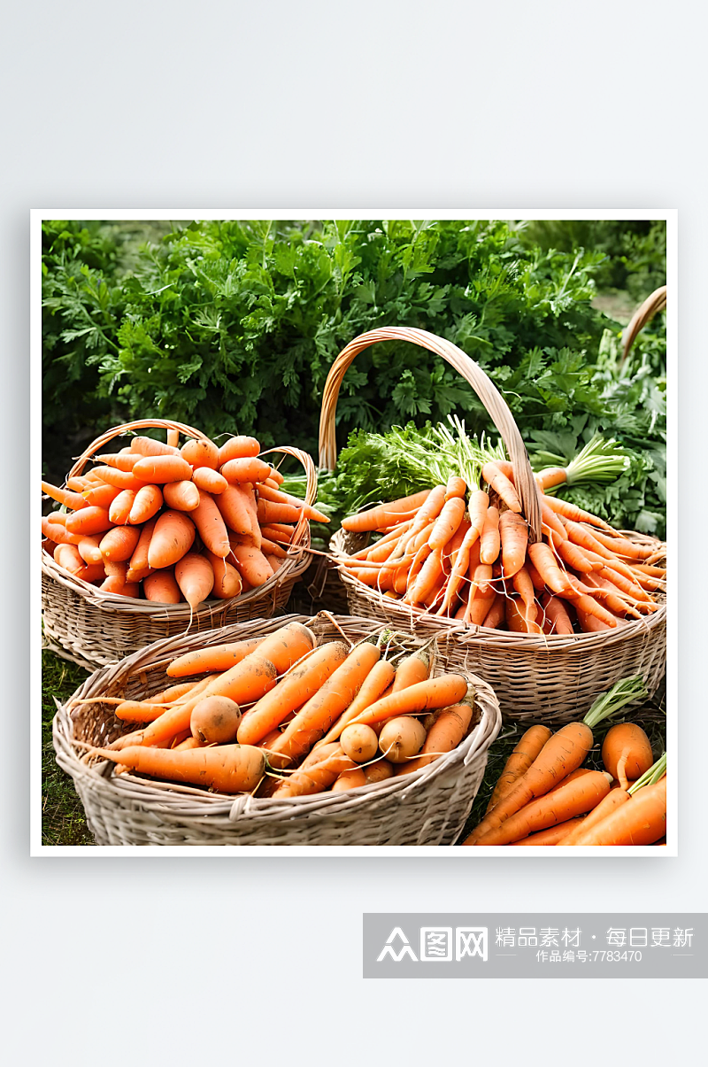 蔬菜胡萝卜高清图片素材
