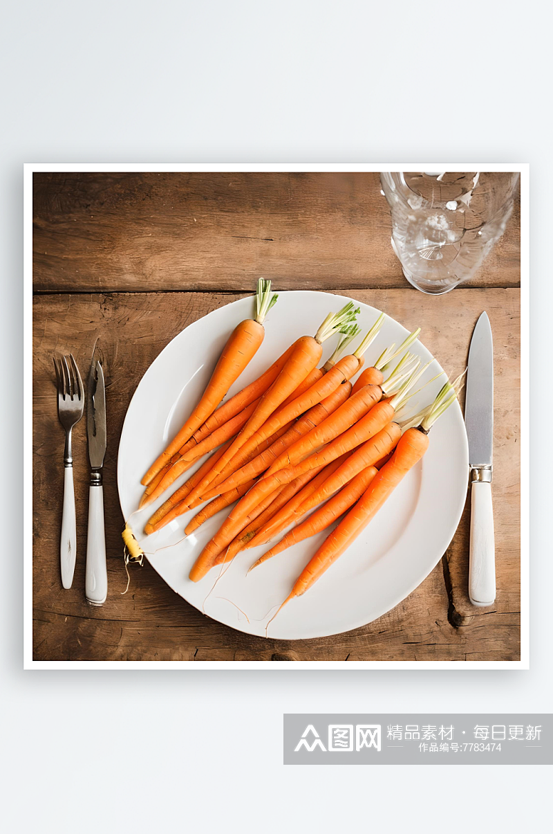 蔬菜胡萝卜高清图片素材