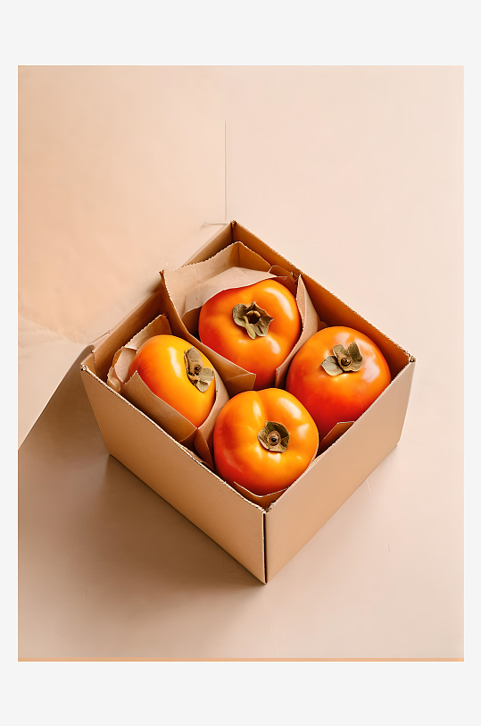 水果柿子高清图片