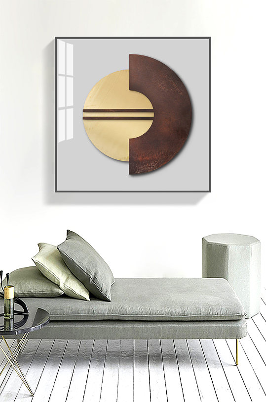 几何抽象方块正方形装饰画