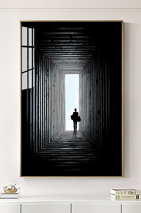 延伸空间建筑装饰画