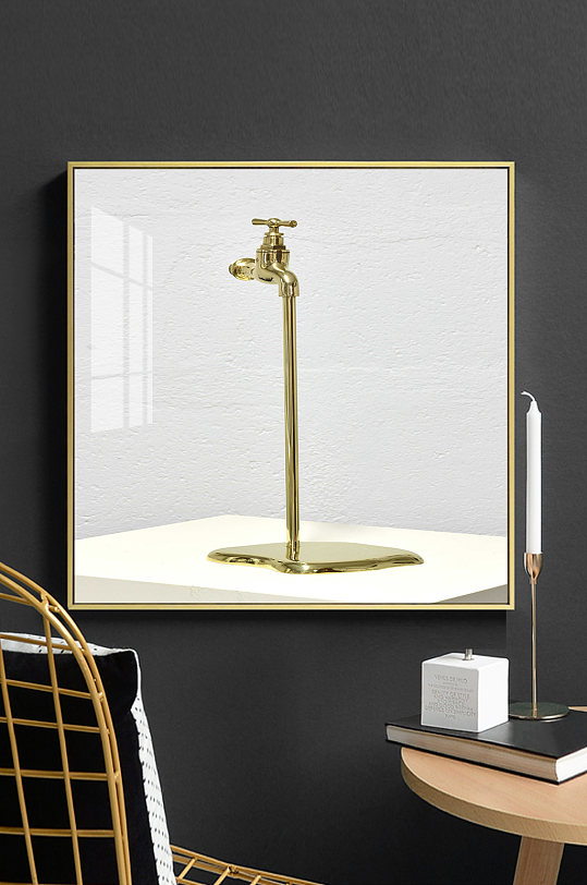 水龙头装饰画图片-水龙头装饰画设计素材-水龙头装饰画模板下载