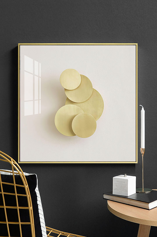 抽象金箔画图片-抽象金箔画素材下载-众图网