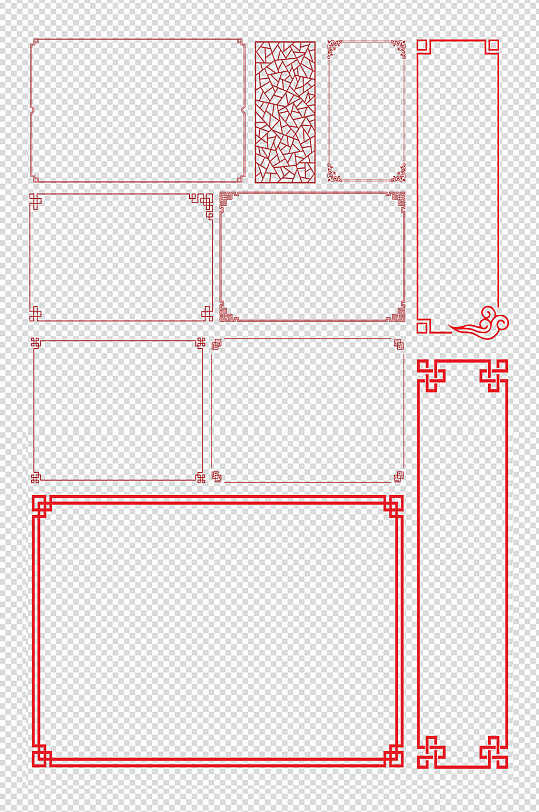 边框元素免扣素材-众图网