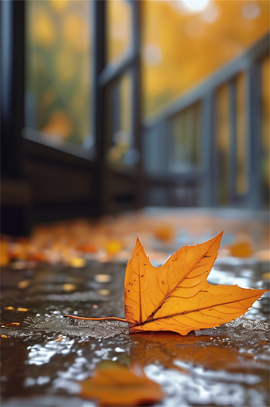 秋季户外风景数字艺术图片