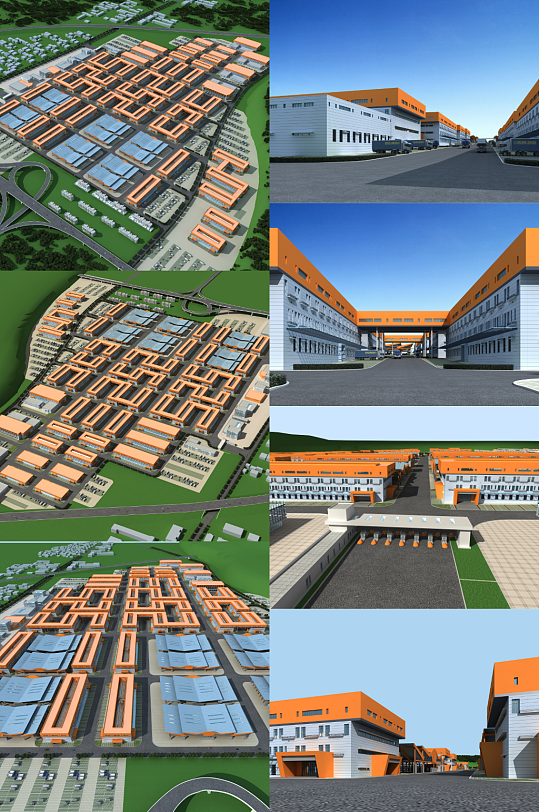兰州农产品集贸市场3d建筑模型