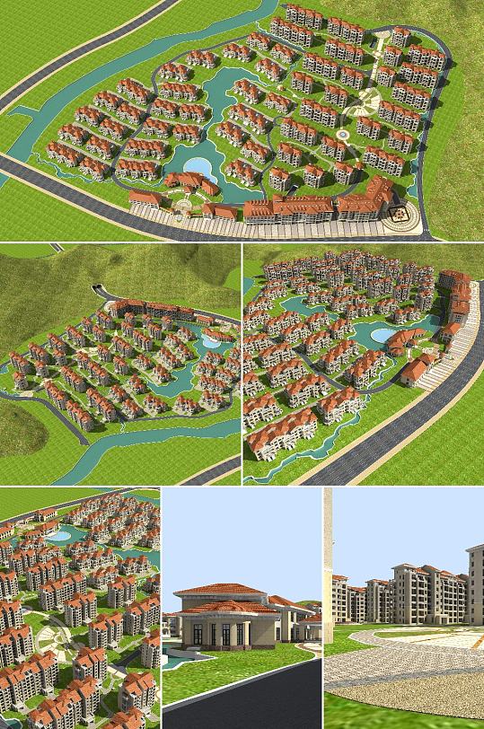 台州3d建筑模型