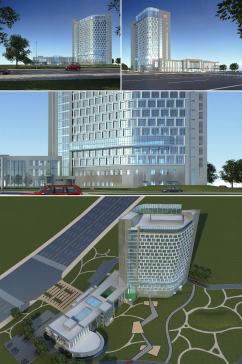 三医院3dmax建筑模型