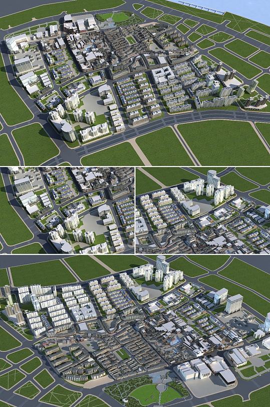 豫园古建3dmax建筑模型-众图网