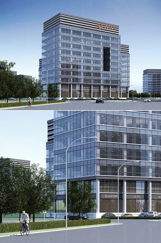 办公楼3dmax建筑模型