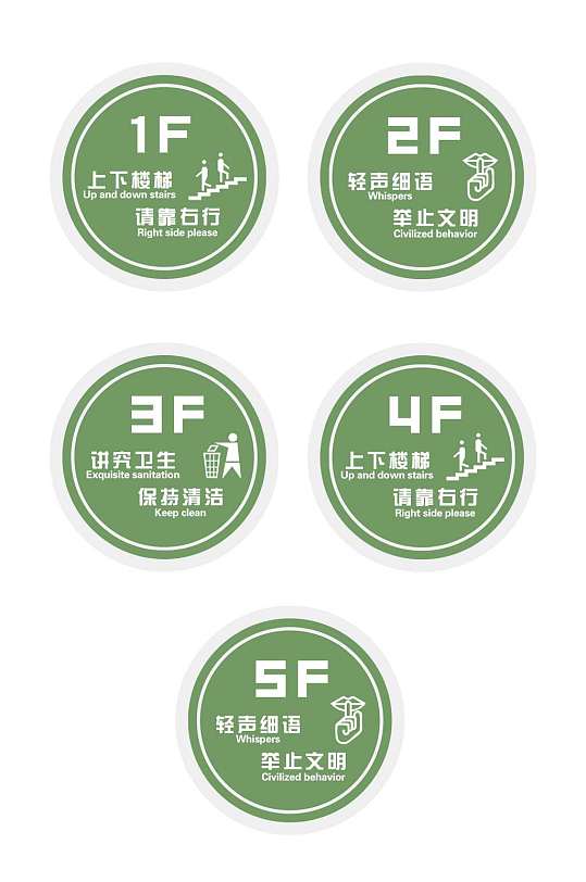 简约号码牌指示牌序号牌指示牌楼层牌