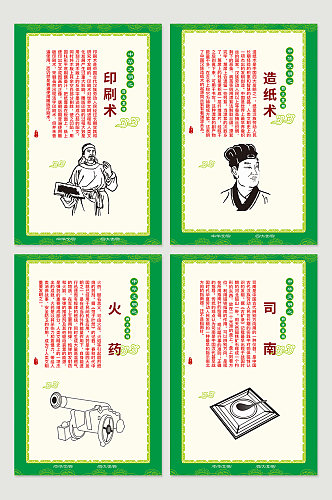 中华文明之四大发明造纸术印刷术火药司南