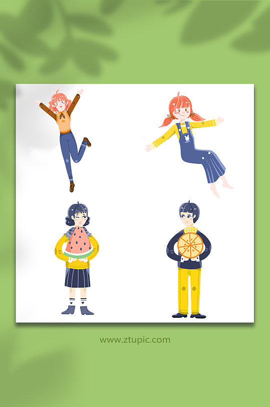 扁平风插画情侣图片-扁平风插画情侣素材下载-众图网