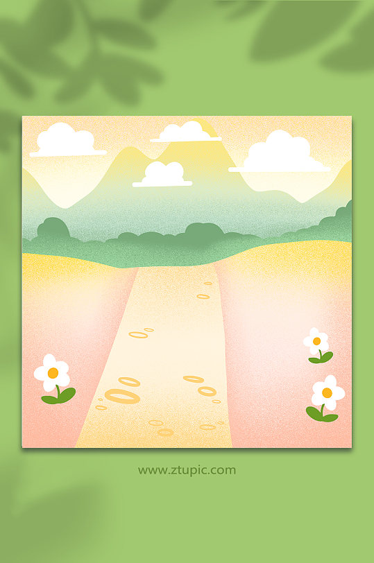 卡通田园风图片-卡通田园风素材下载-众图网