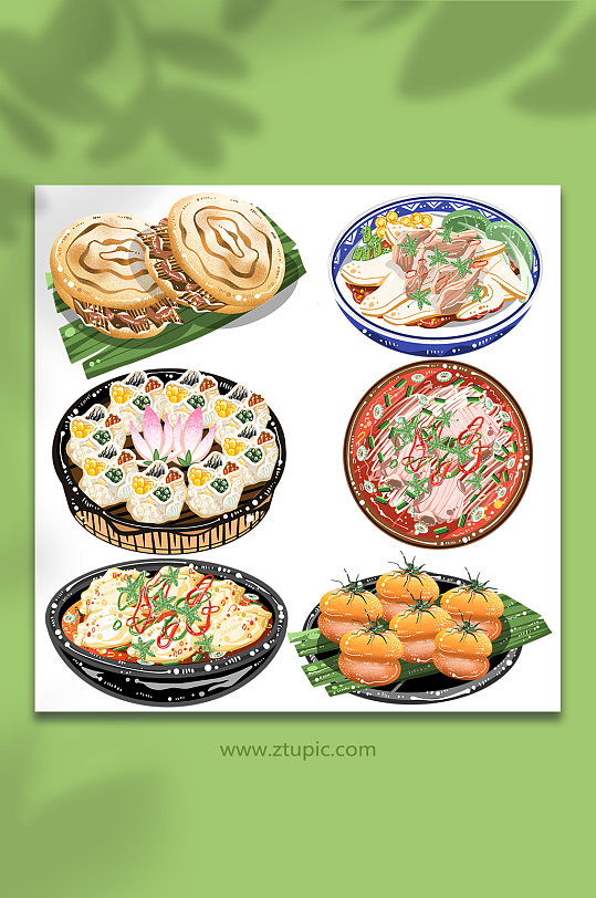 陕西西安美食元素插画立即下载新鲜车厘子颗粒饱满新鲜水果海报综合