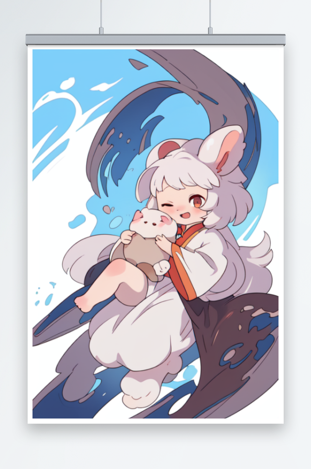 动漫风格插画设计素材