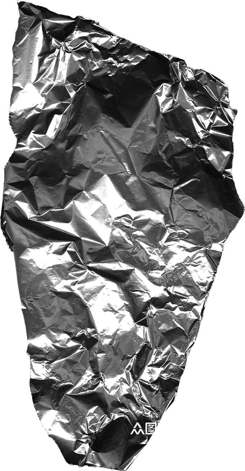 银色科幻金属铝箔褶皱肌理海报背景底纹p素材