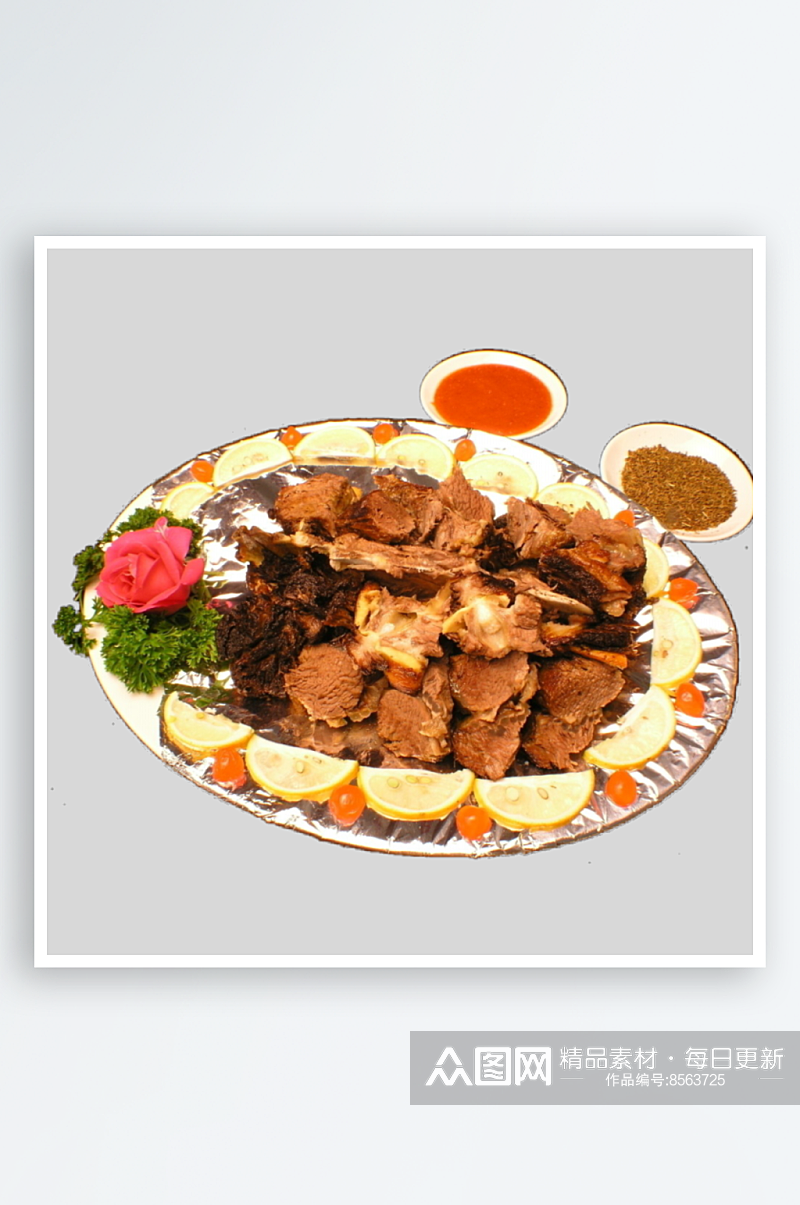 菜式餐饮中国菜鱼肉海鲜PNG素材素材