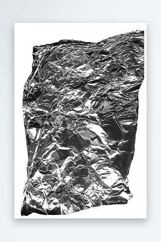 银色科幻金属铝箔褶皱肌理海报背景底纹素材
