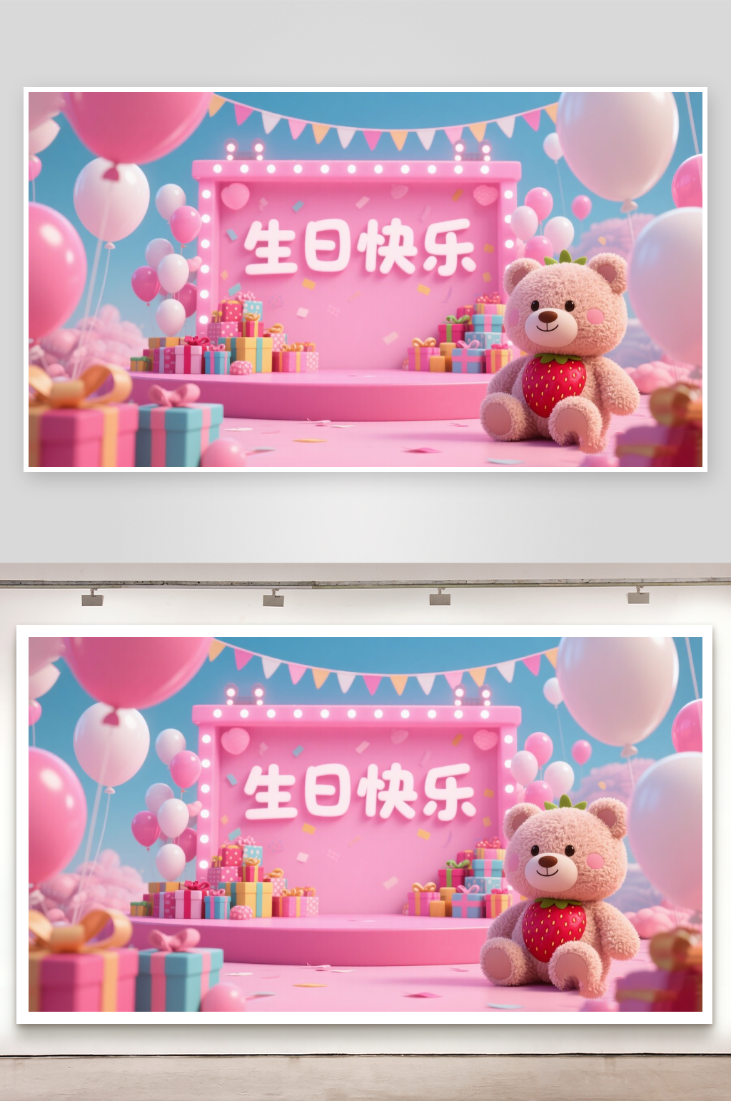 生日快樂背景圖片素材