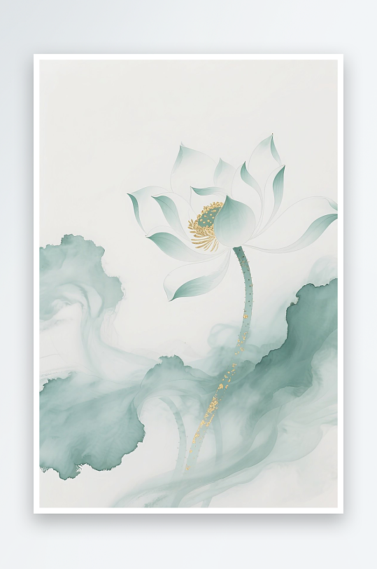 白莲花白荷花图片