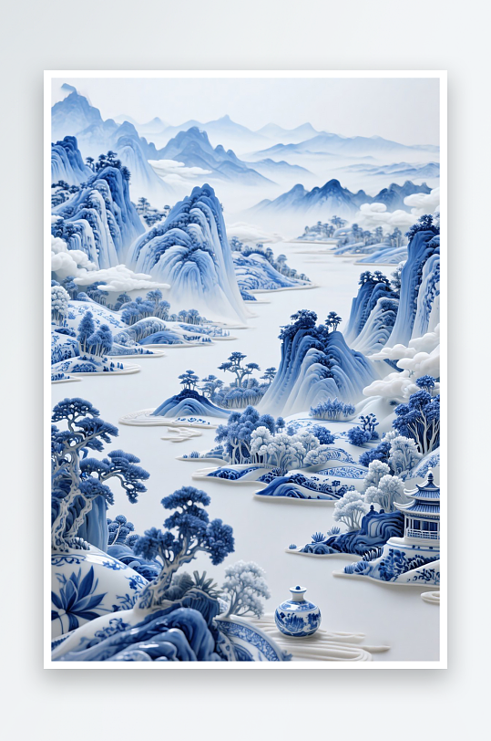 千里江山图绘画背景