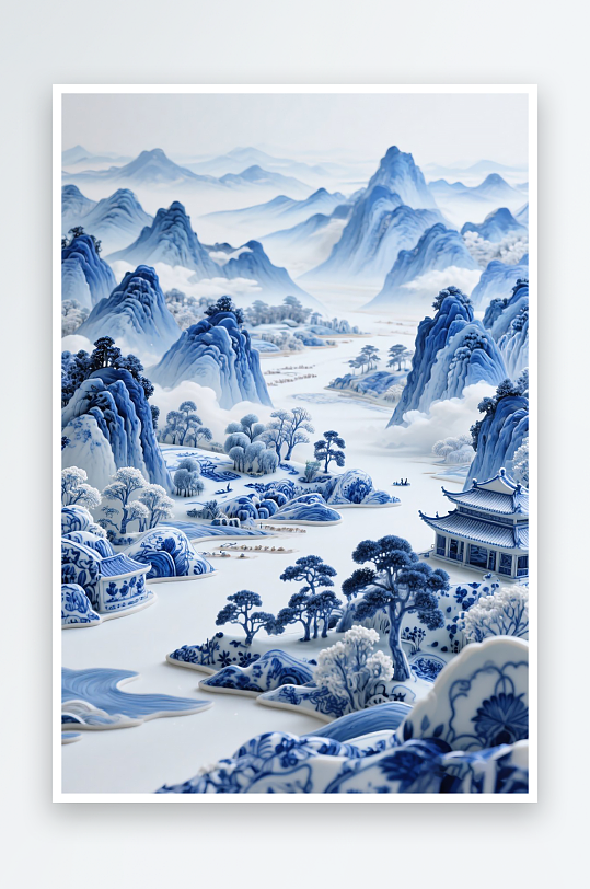 千里江山图绘画背景