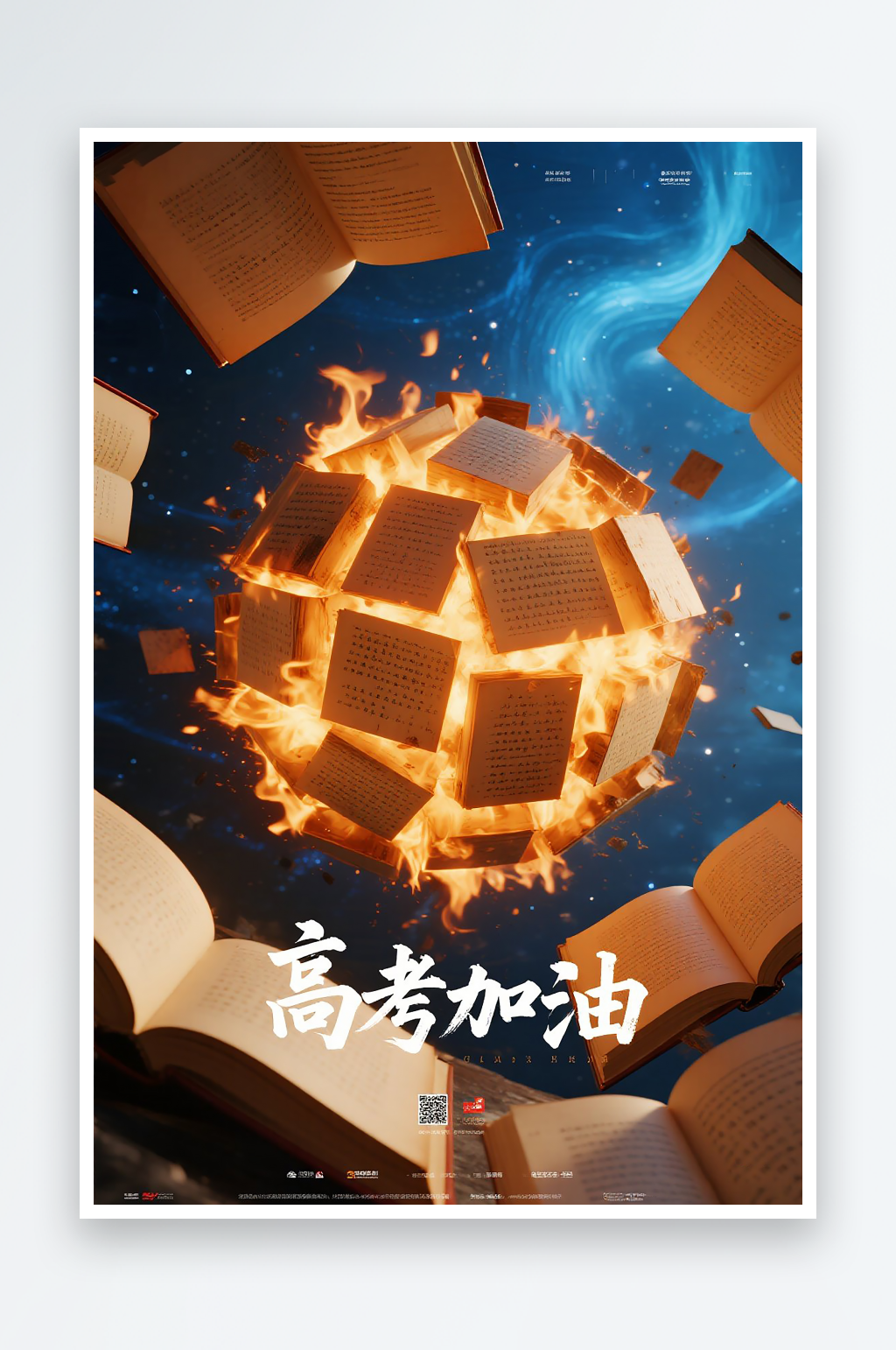 一張高考加油海報(bào)圖片素材