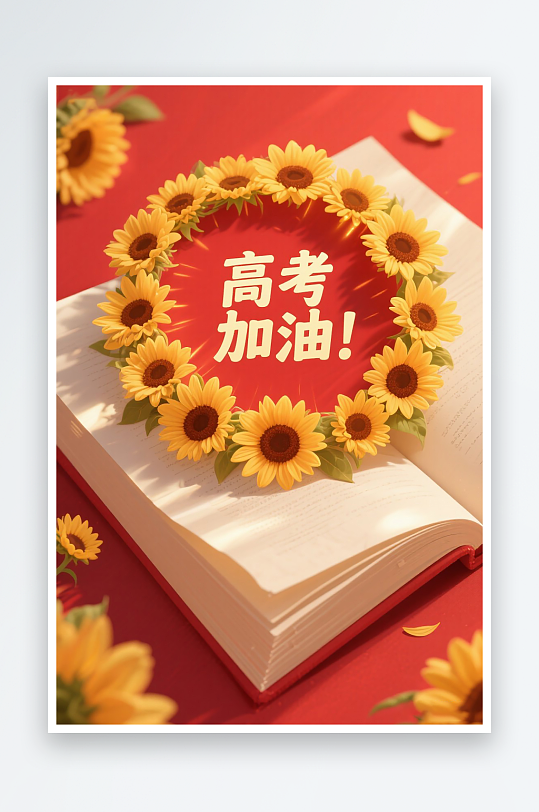 一张高考加油海报图片