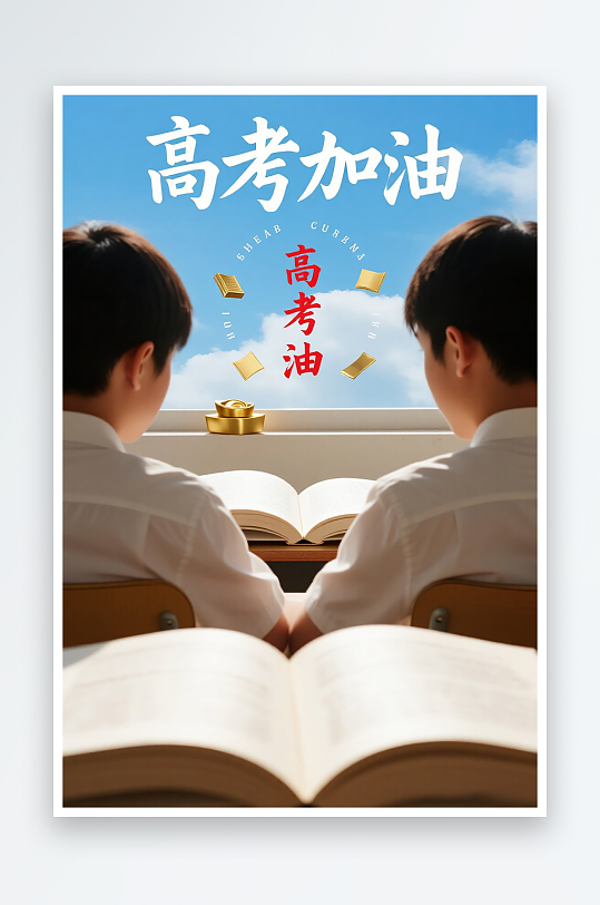 一张高考加油海报图片