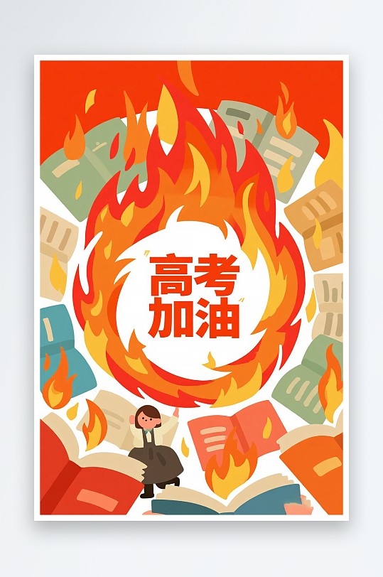 一张高考加油海报图片