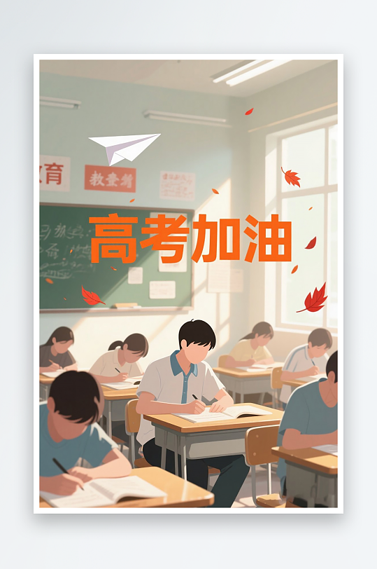 一张高考加油海报图片