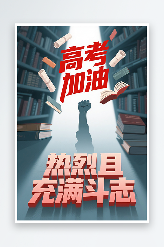 一张高考加油海报图片